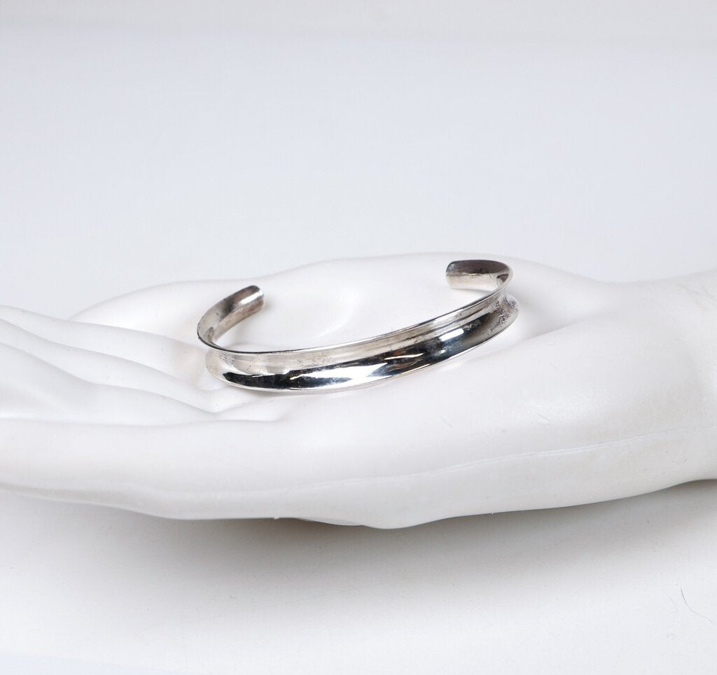Sterling Ridged Cuff