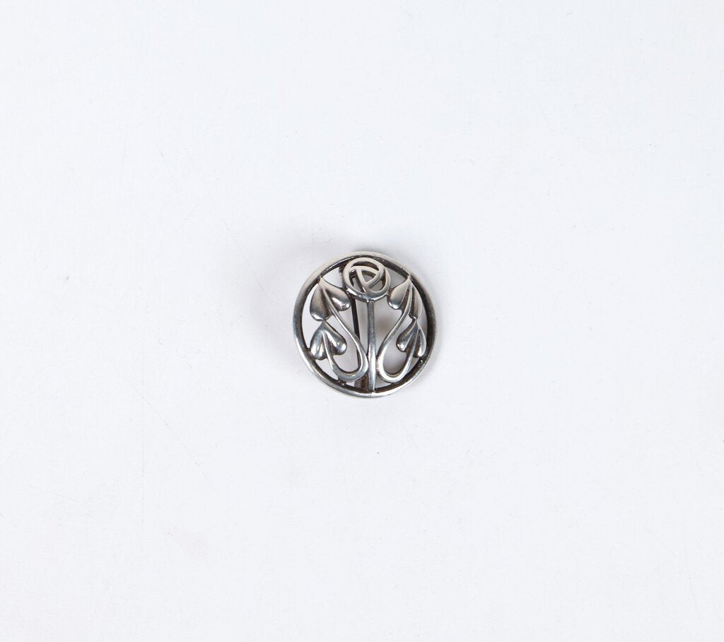 Sterling Celtic Flower Pin