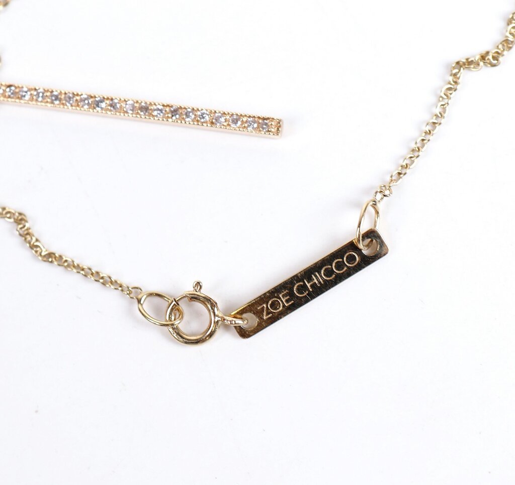 14K and Diamond Bar Pendant Necklace (16)