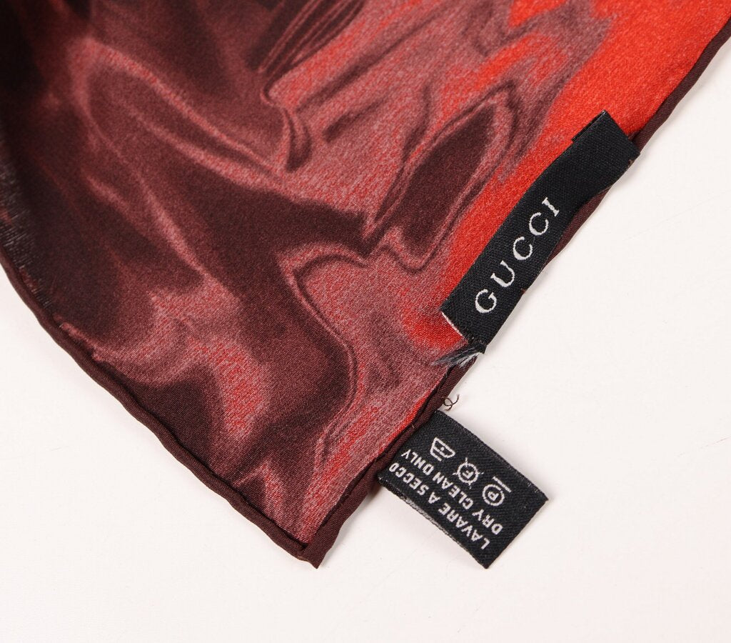 Marbled Silk Scarf