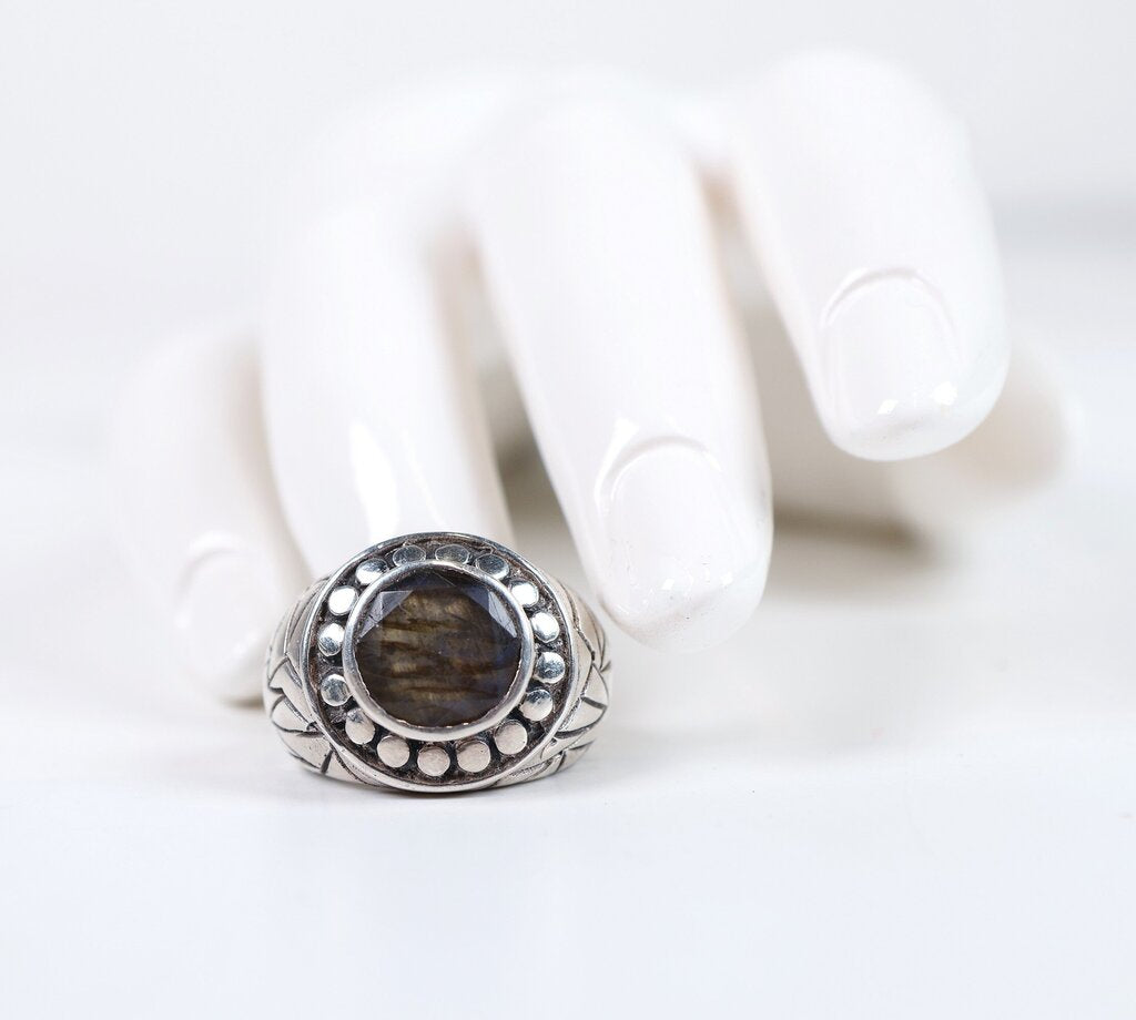 Sterling and Labradorite Ring (7)