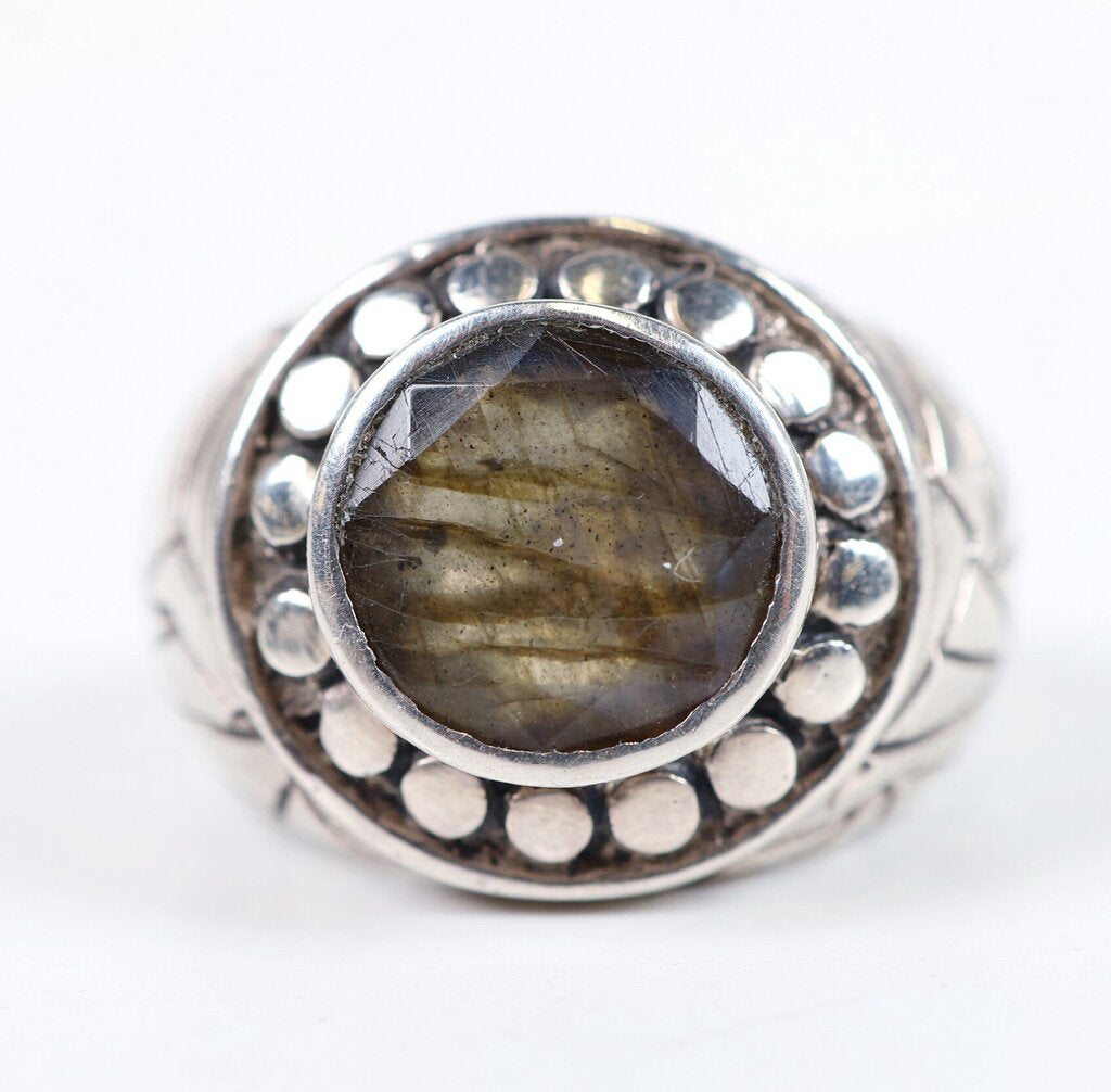 Sterling and Labradorite Ring (7)