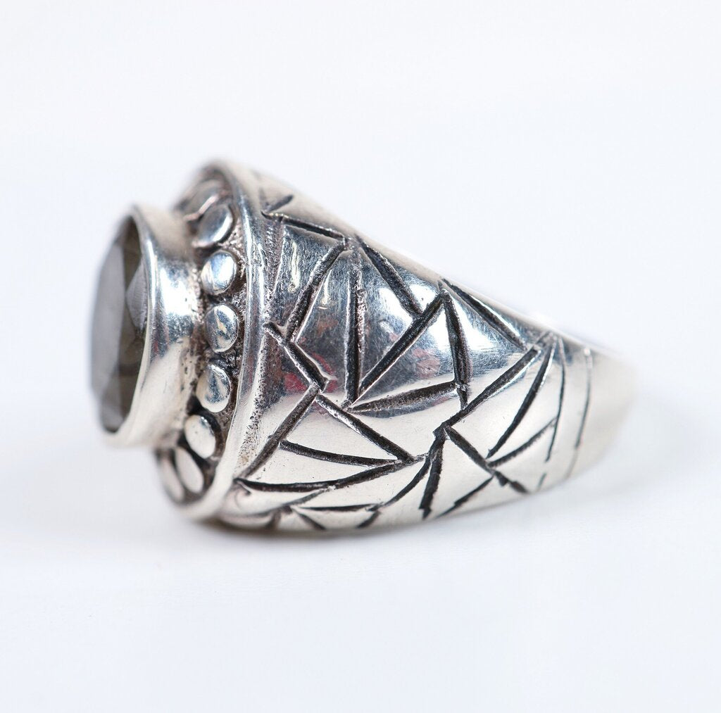 Sterling and Labradorite Ring (7)