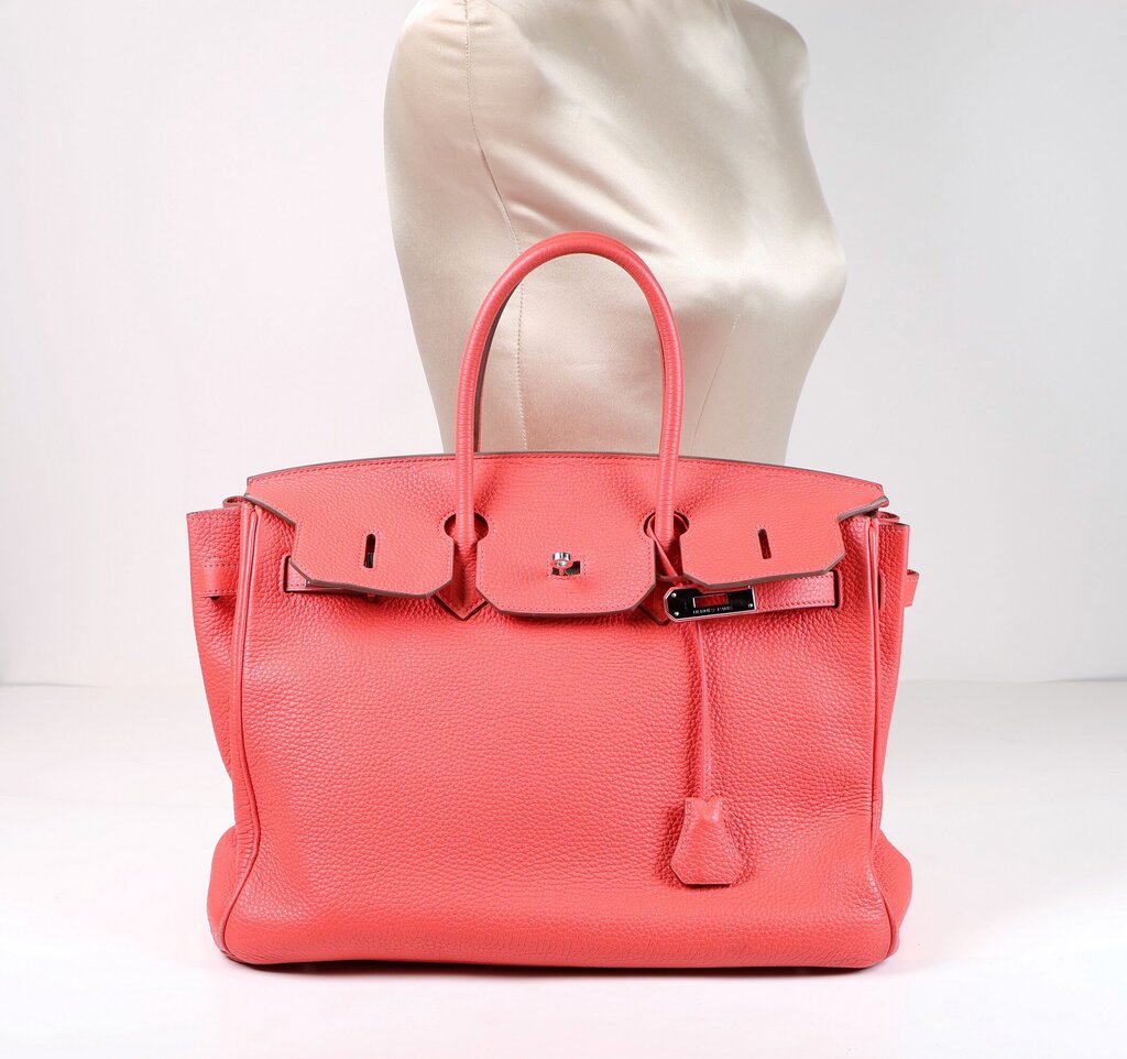 Rouge Pivione Togo Birkin 35