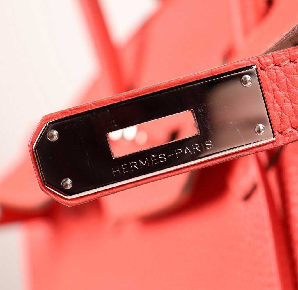 Rouge Pivione Togo Birkin 35