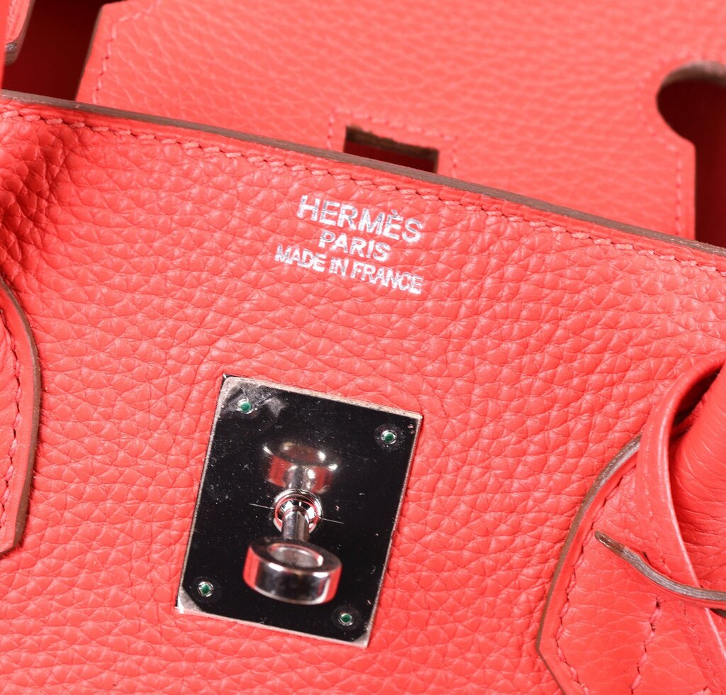 Rouge Pivione Togo Birkin 35