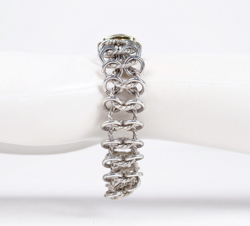 Sterling and 18K Gold with Citrine Bracelet