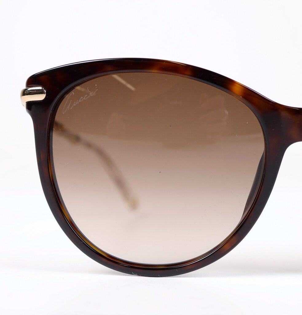 Black Sunglasses w/Gold Bamboo Arms
