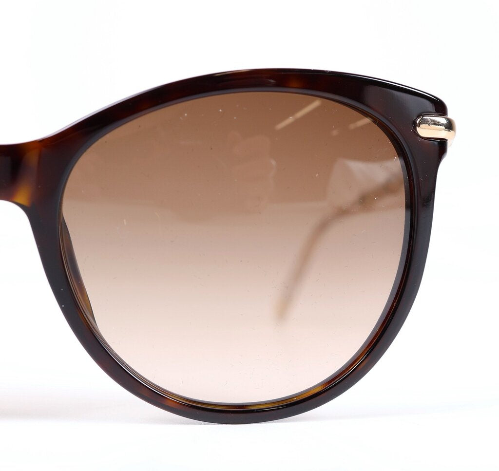 Black Sunglasses w/Gold Bamboo Arms