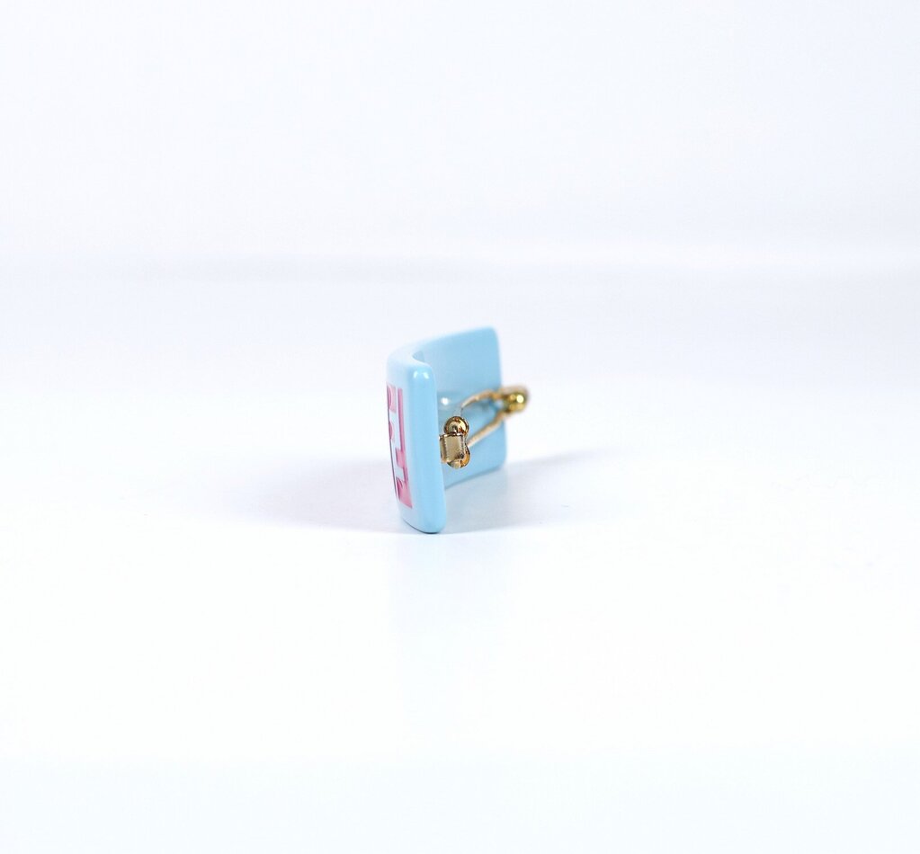 Fendi Logo Acrylic Barrette