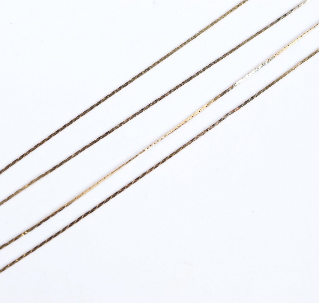 14K Triangle Link Chain (30)