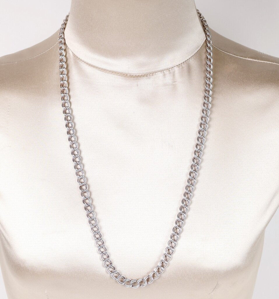 Sterling Double Curb Chain (28)