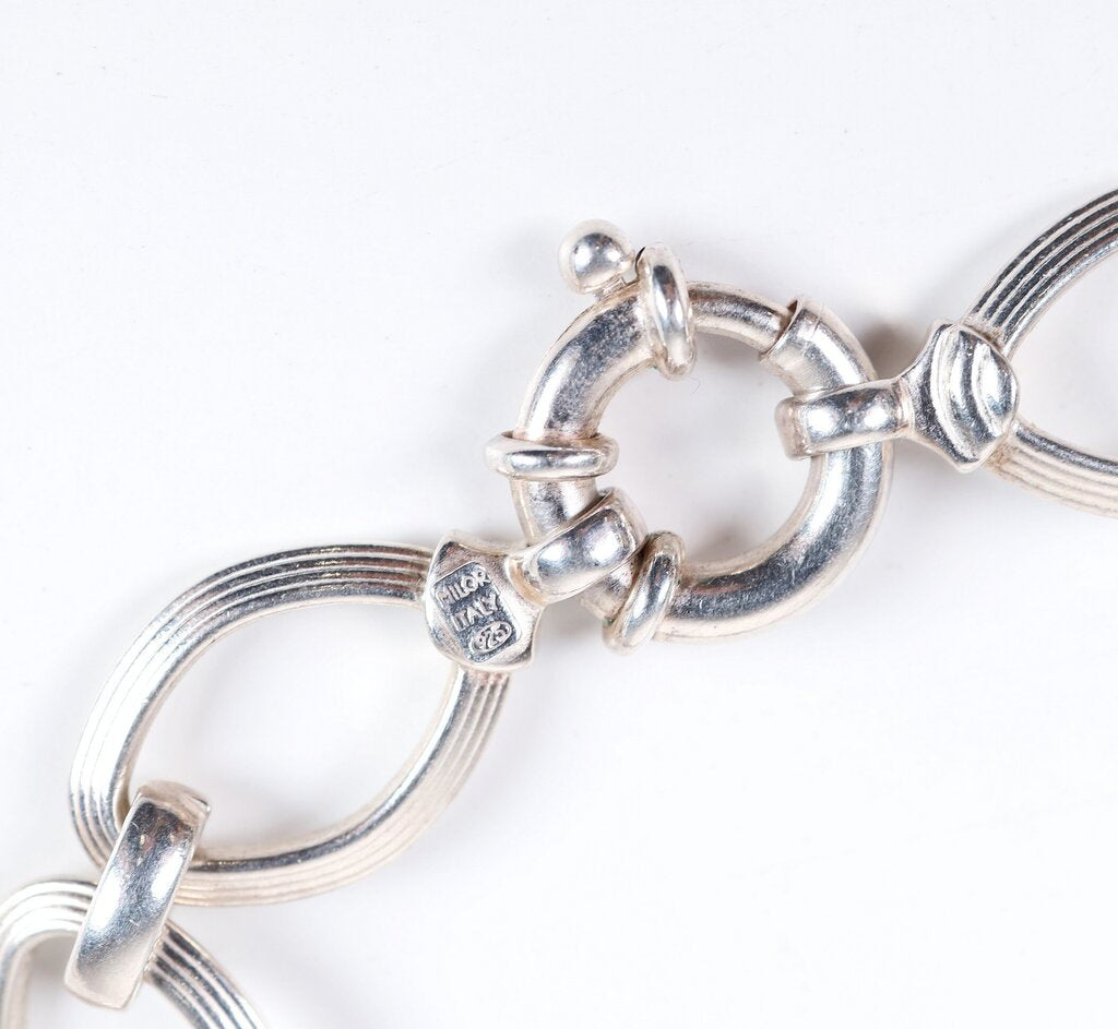 Sterling Milor 'Marquise" Link Chain (17)