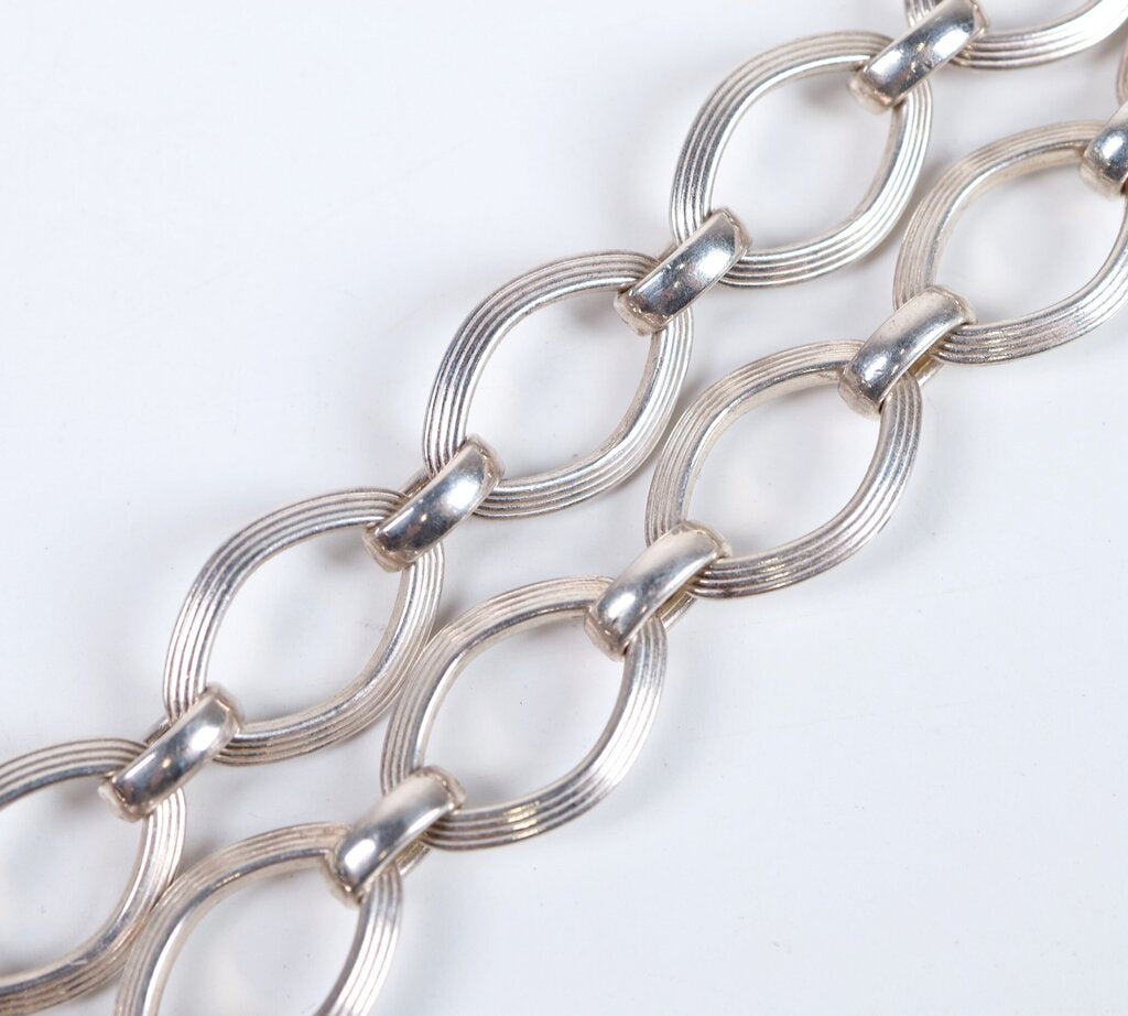 Sterling Milor 'Marquise" Link Chain (17)