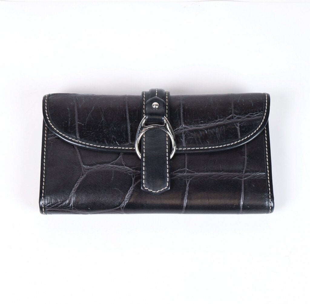 Black Lizard Print Trifold