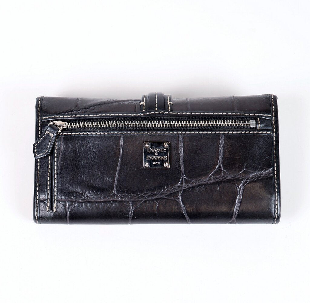 Black Lizard Print Trifold
