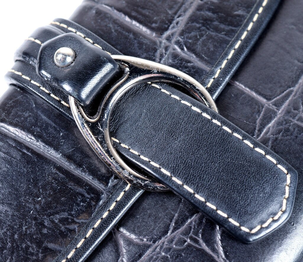 Black Lizard Print Trifold