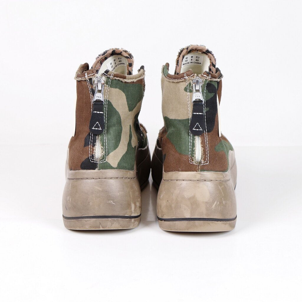 Camo Cheetah Mix Distressed Platform Sneakers (10)