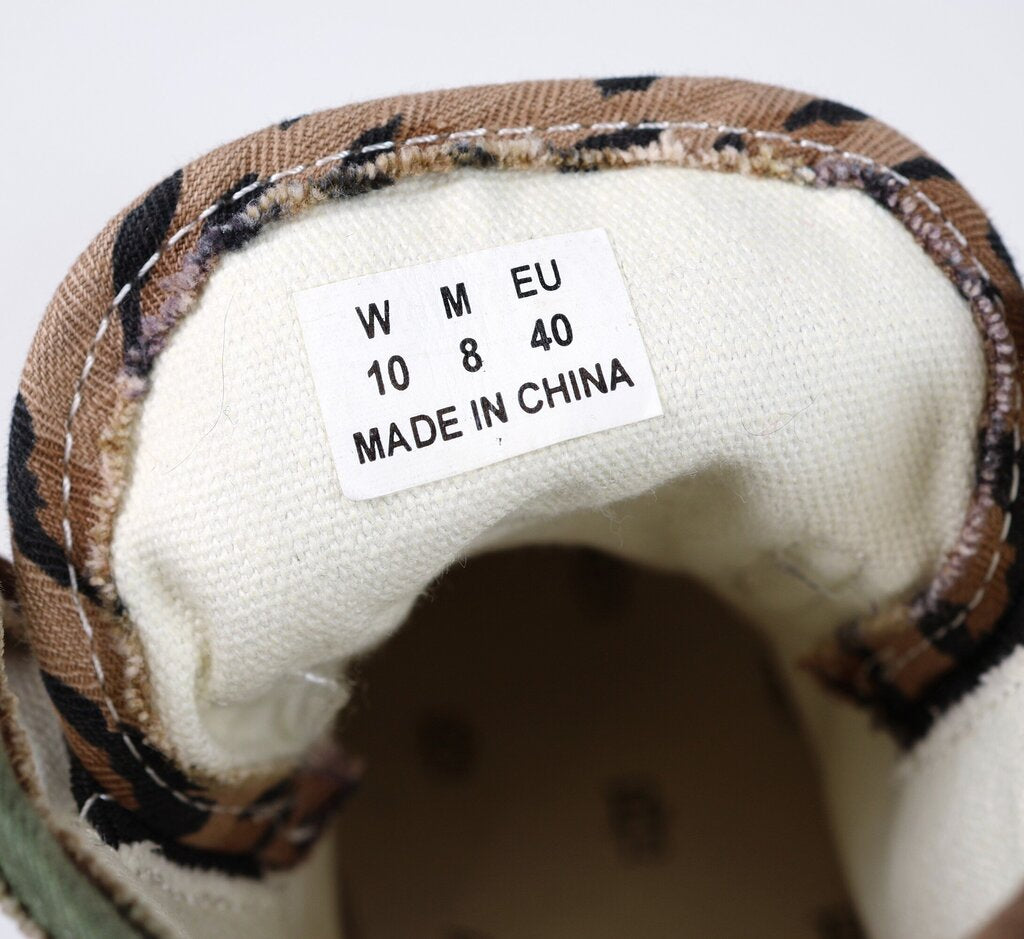 Camo Cheetah Mix Distressed Platform Sneakers (10)