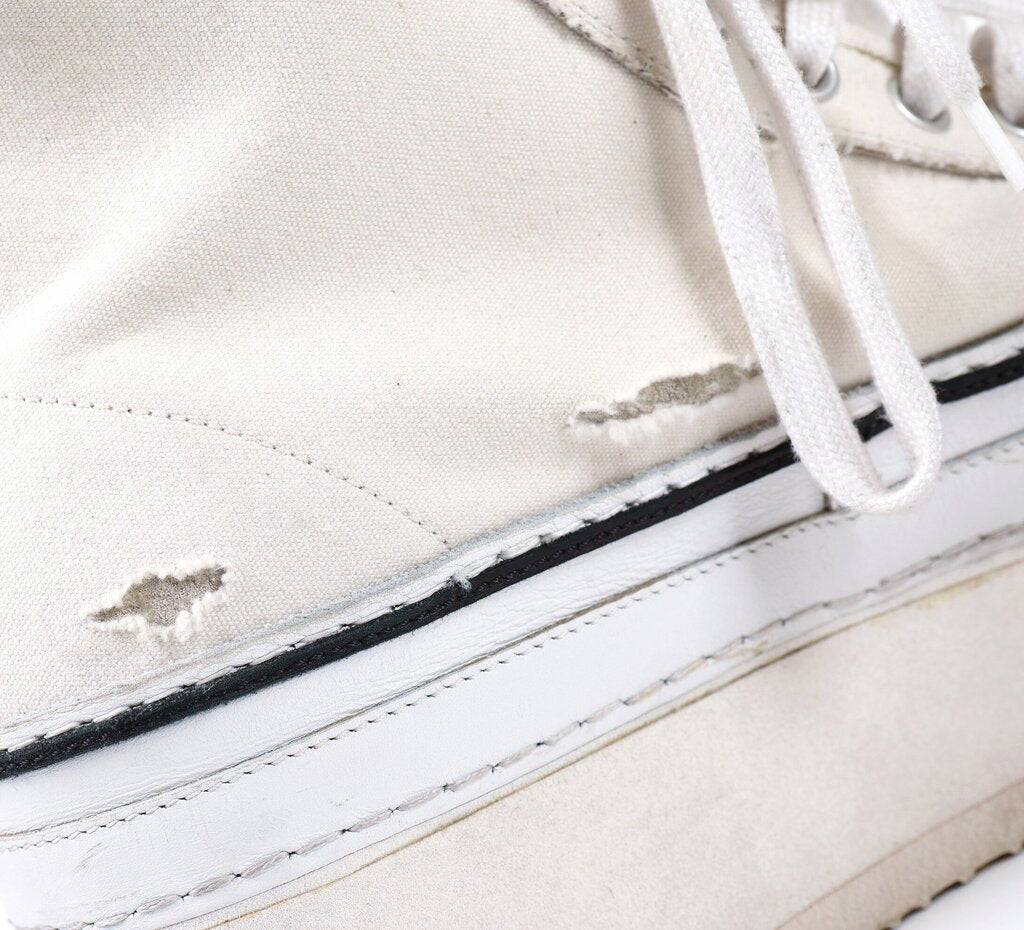 Off-white Distressed Platform High Top Sneakers (10)
