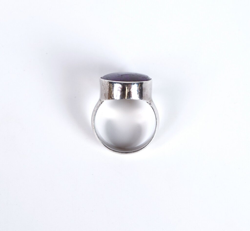 Sterling and Charoite Ring (8.5)