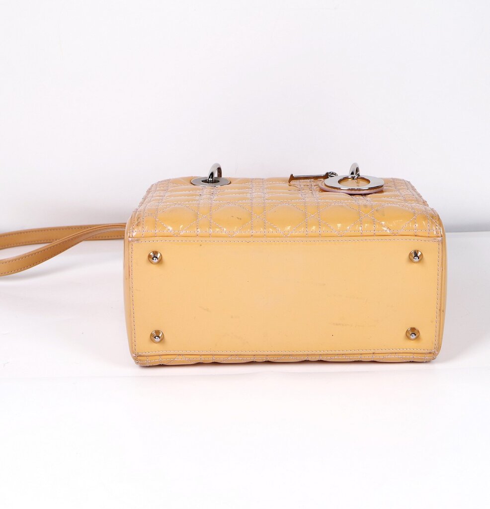 Small Buttercup Patent Leather 'Lady Dior'