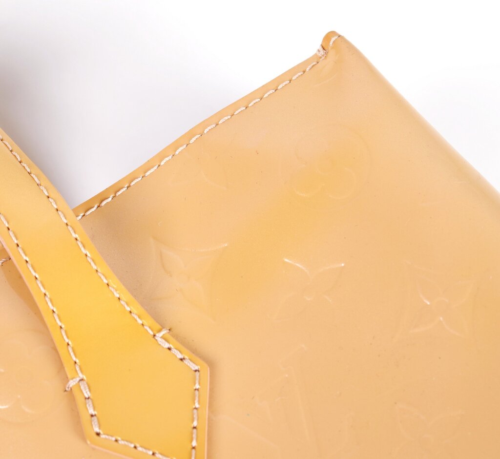 Beige Patent Leather 'Wilshire' Bag