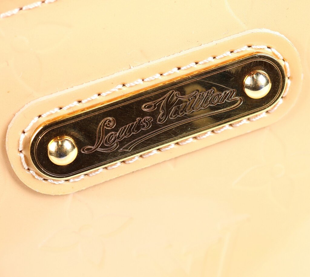 Beige Patent Leather 'Wilshire' Bag
