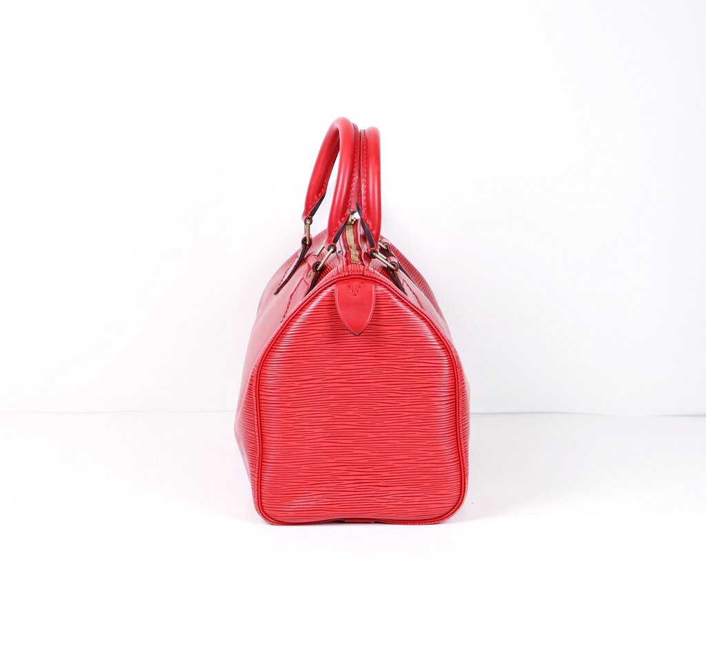 Red Epi Leather "Speedy 25" Bag