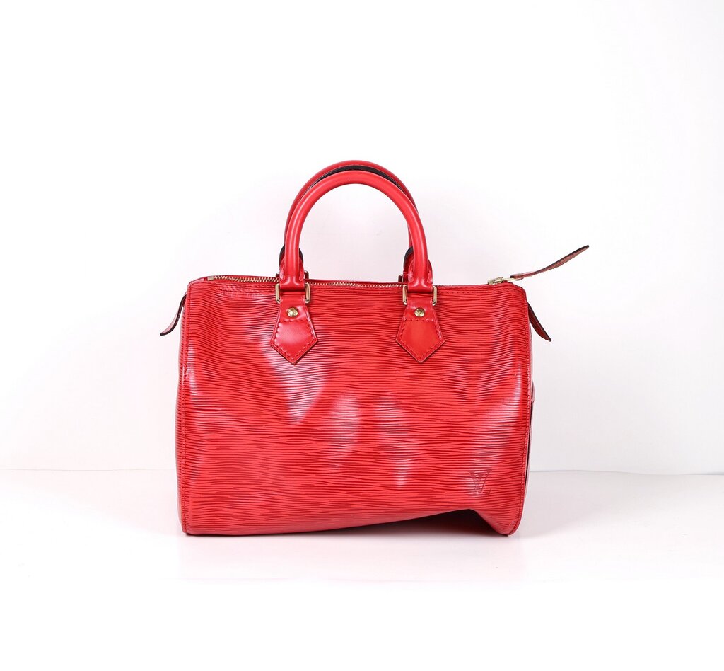 Red Epi Leather "Speedy 25" Bag