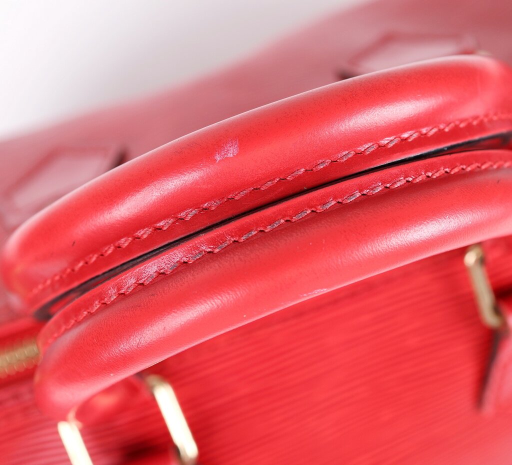 Red Epi Leather "Speedy 25" Bag