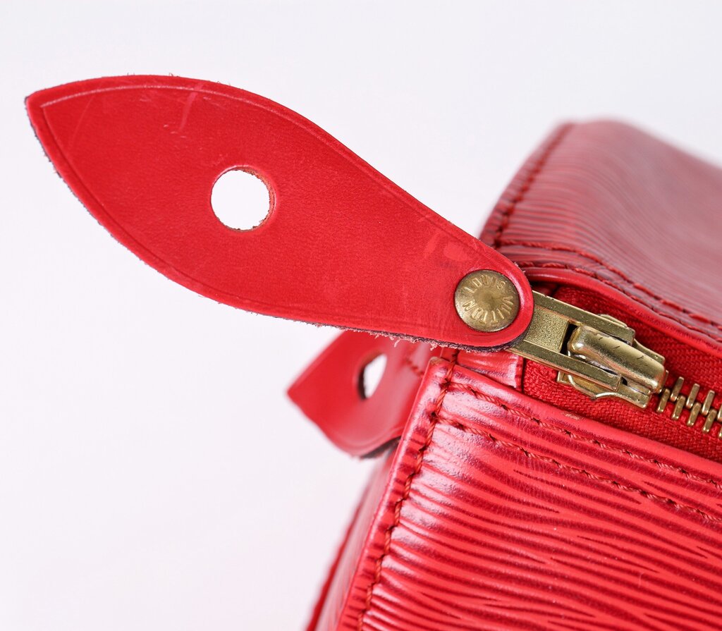 Red Epi Leather "Speedy 25" Bag