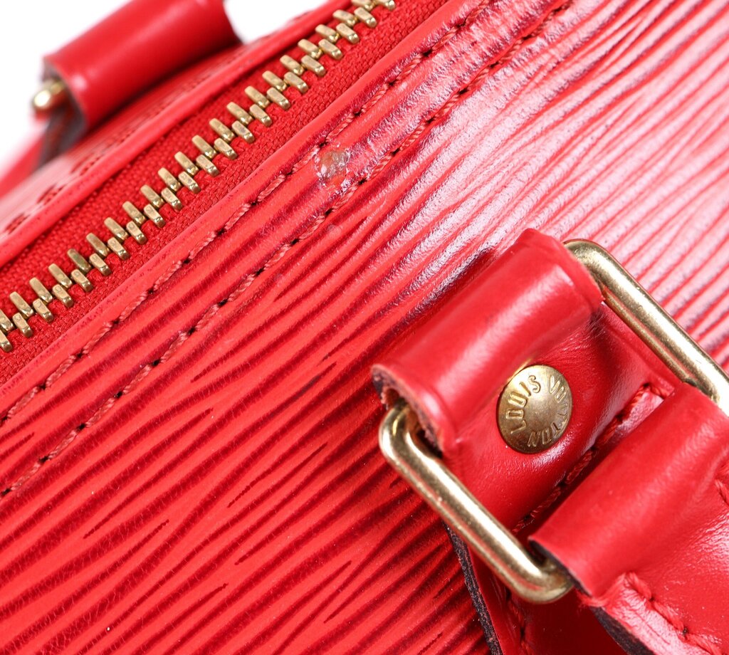 Red Epi Leather "Speedy 25" Bag