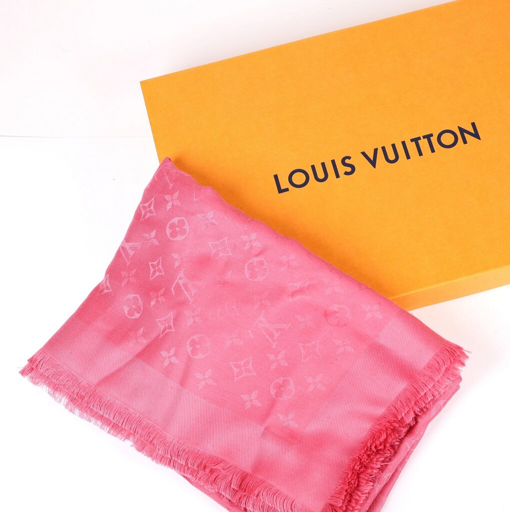 Pink LV Monogram Shawl/Scarf