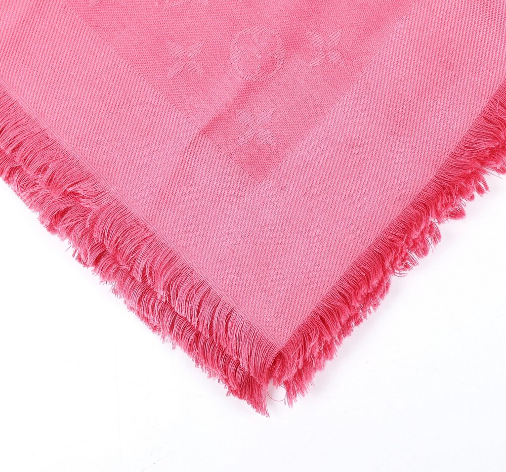 Pink LV Monogram Shawl/Scarf