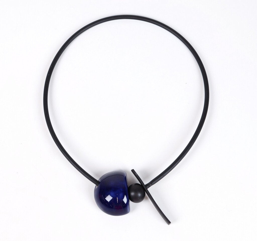 'Shogun' Ceramic and Rubber necklalce