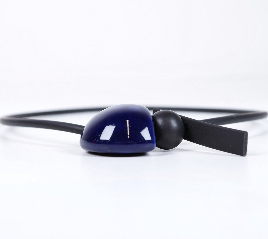 'Shogun' Ceramic and Rubber necklalce