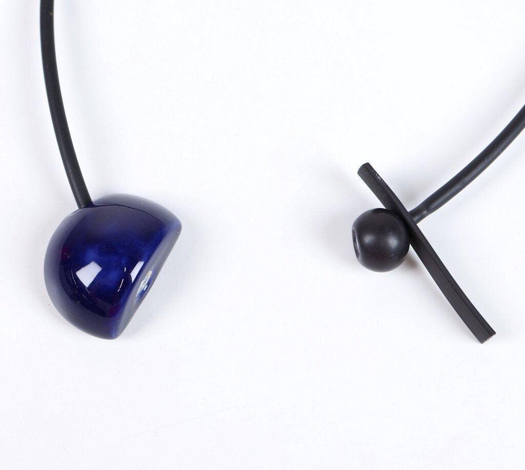 'Shogun' Ceramic and Rubber necklalce