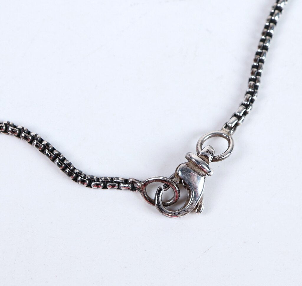 Sterling Diamond and Prasiolite 'Albion' Pendant