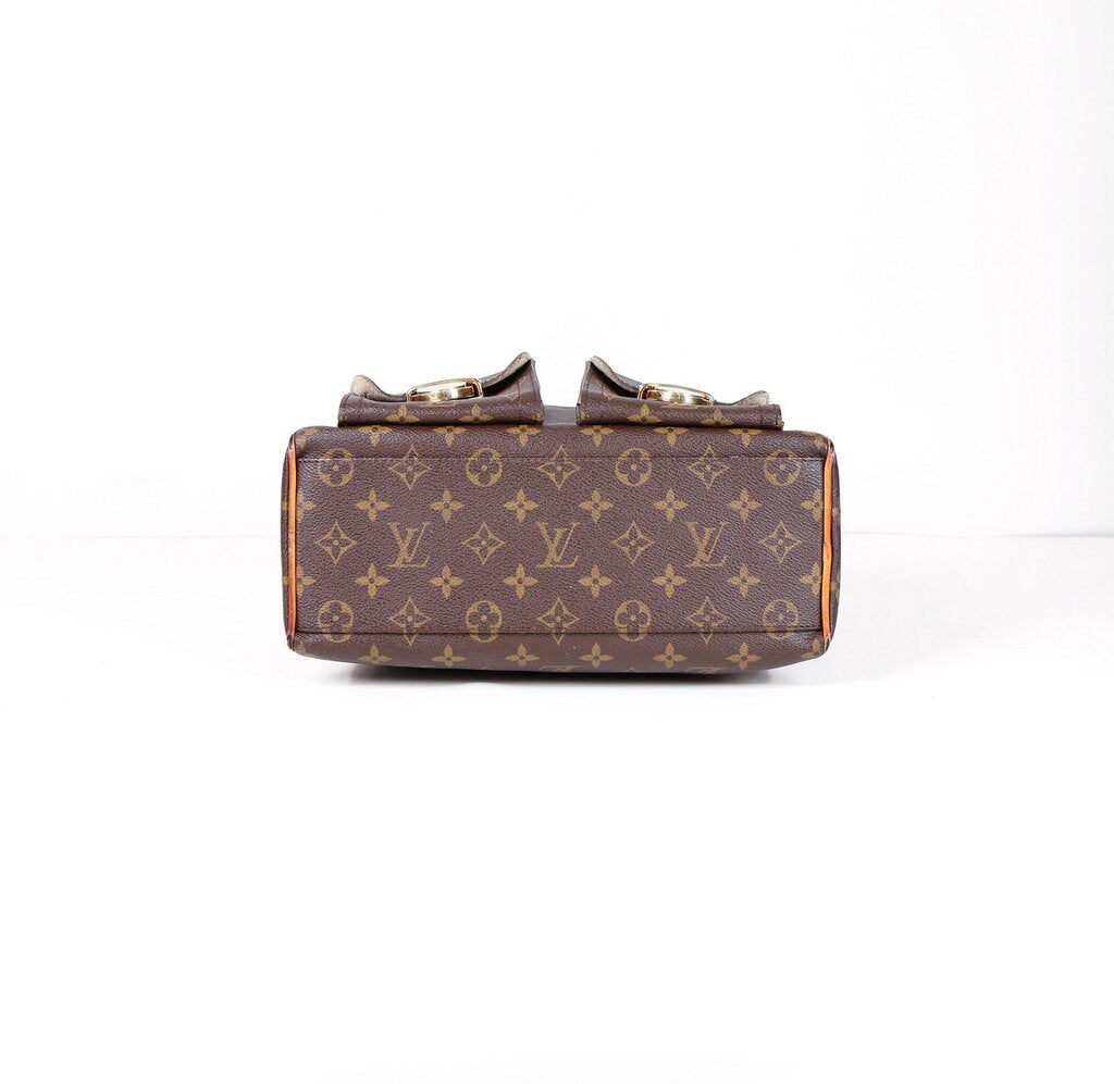 Brown Monogram "Manhattan PM" Bag