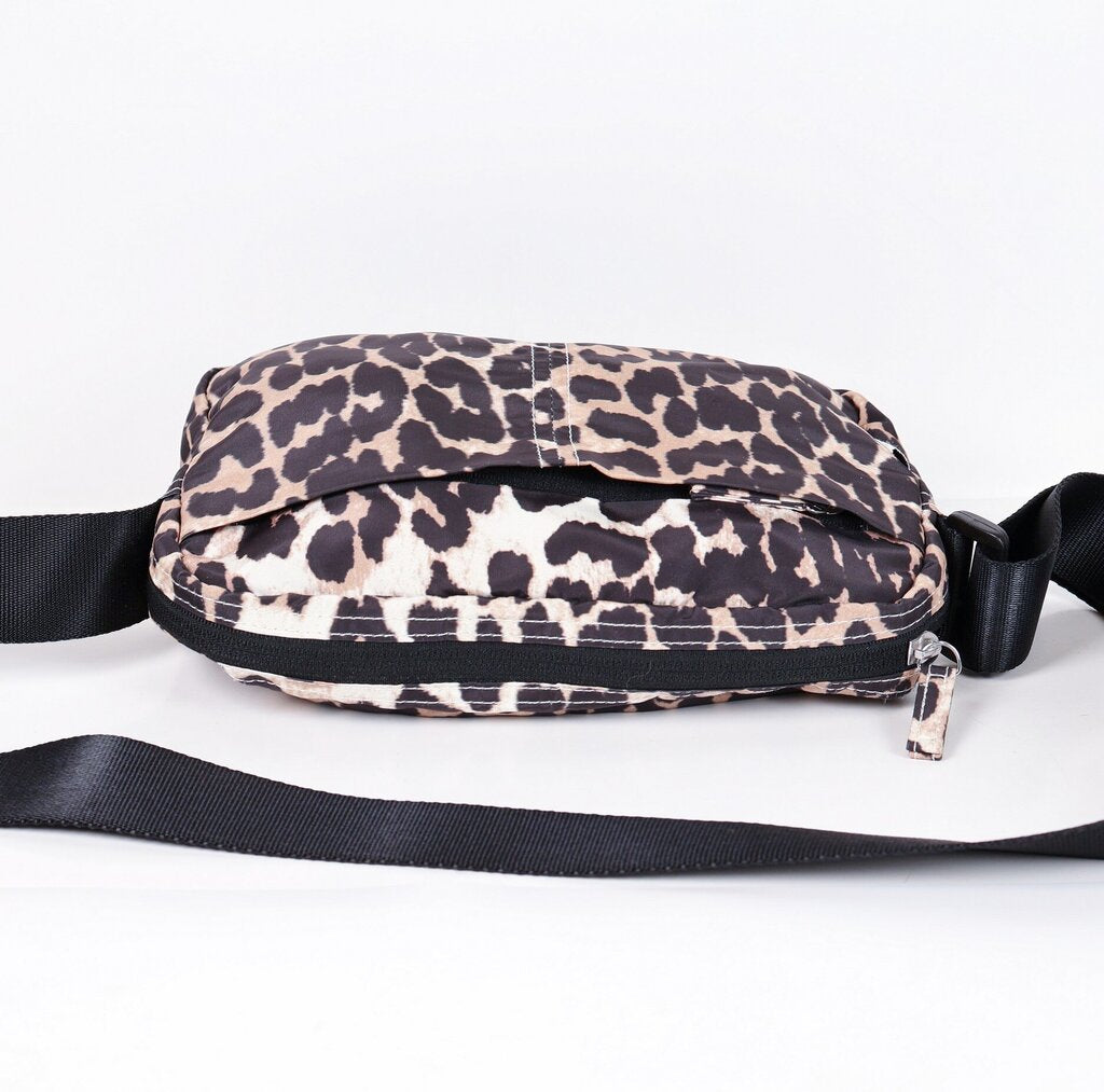 Cheetah Print Nylon Camera Bag