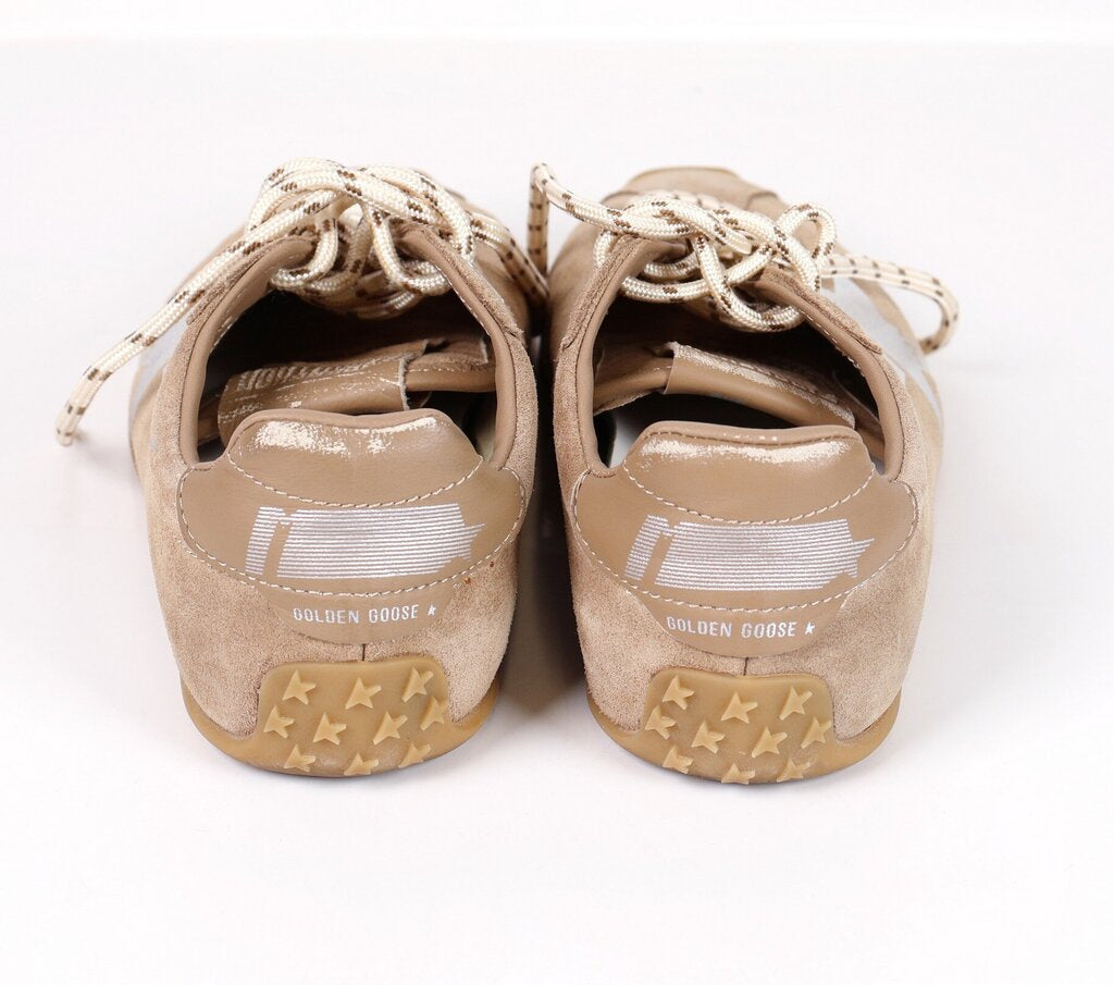 Brown Suede "Marathon" Low Top Sneakers (6)