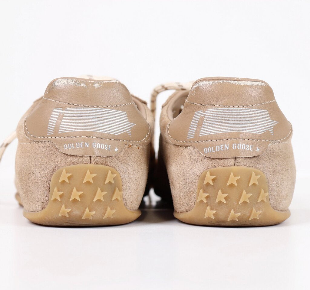 Brown Suede "Marathon" Low Top Sneakers (6)