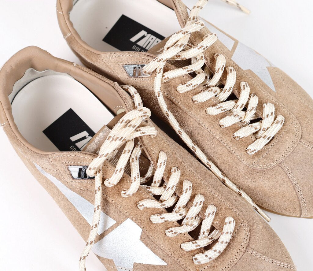 Brown Suede "Marathon" Low Top Sneakers (6)