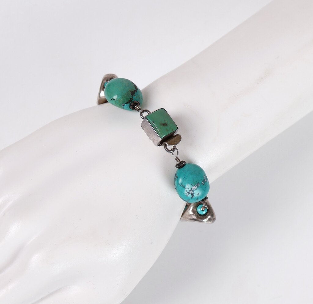 Sterling and Turquoise Bracelet