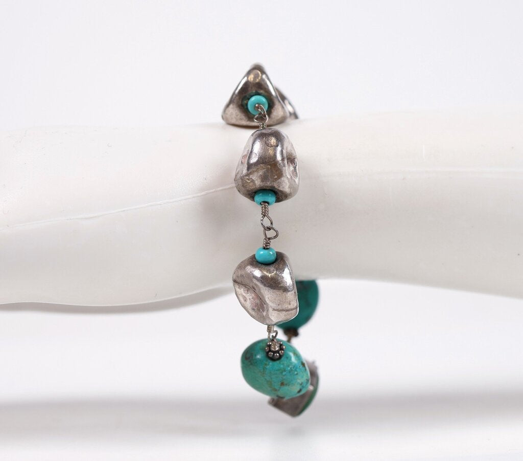 Sterling and Turquoise Bracelet