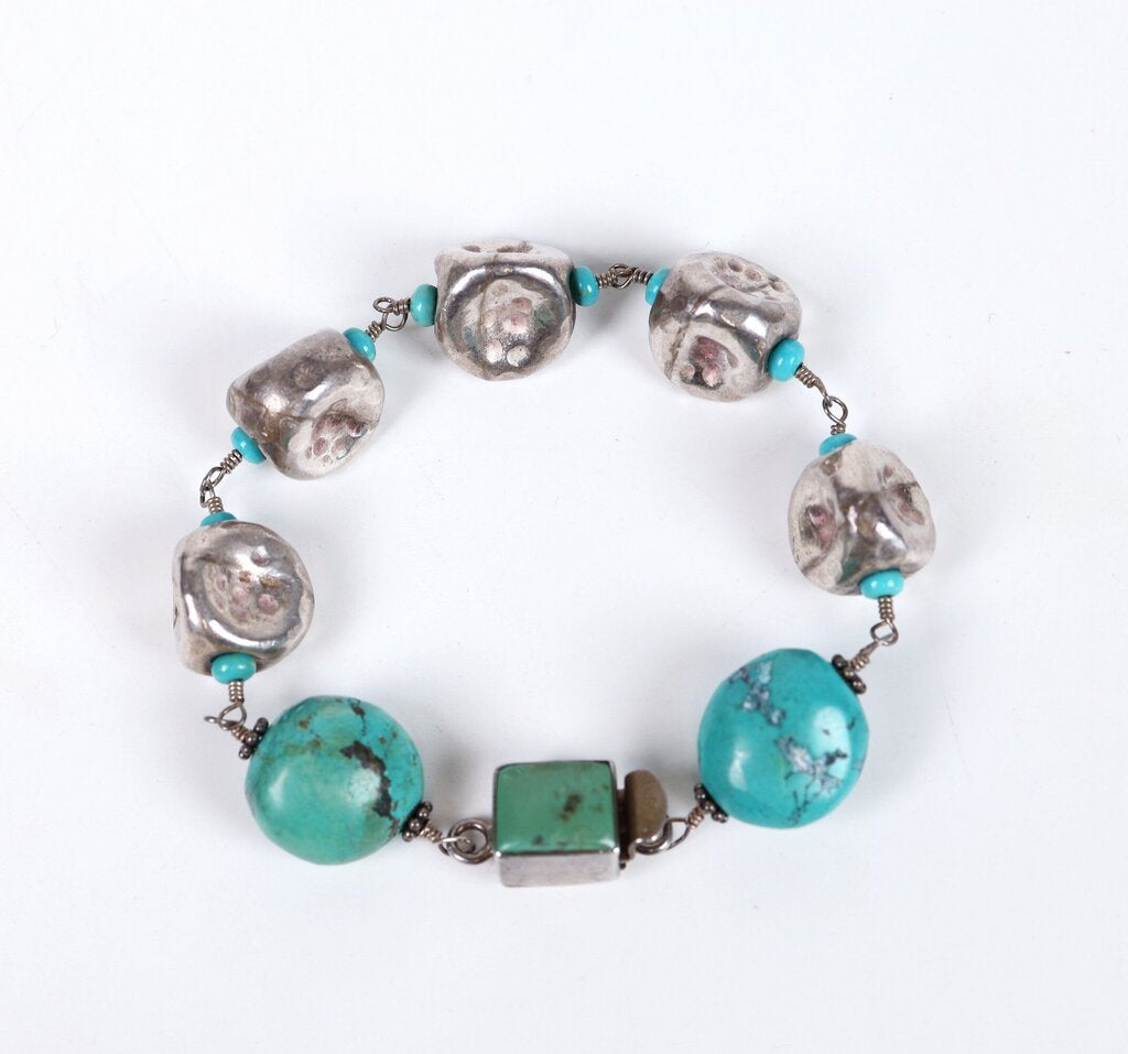 Sterling and Turquoise Bracelet