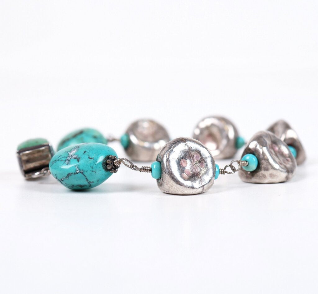Sterling and Turquoise Bracelet