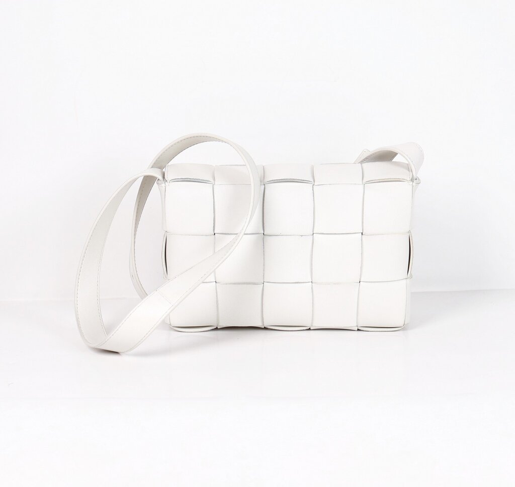 White Cassette Medium Crossbody