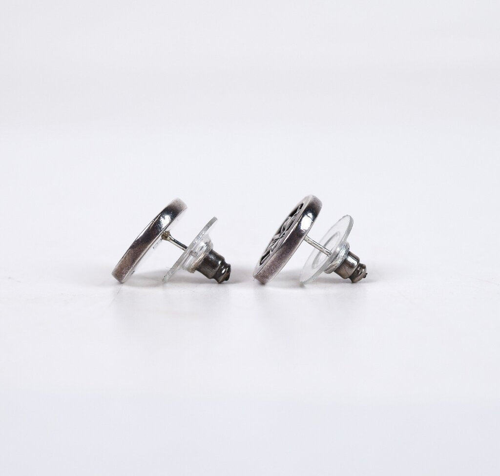 Sterling and Diamond 'Uxor Stud' Earrings